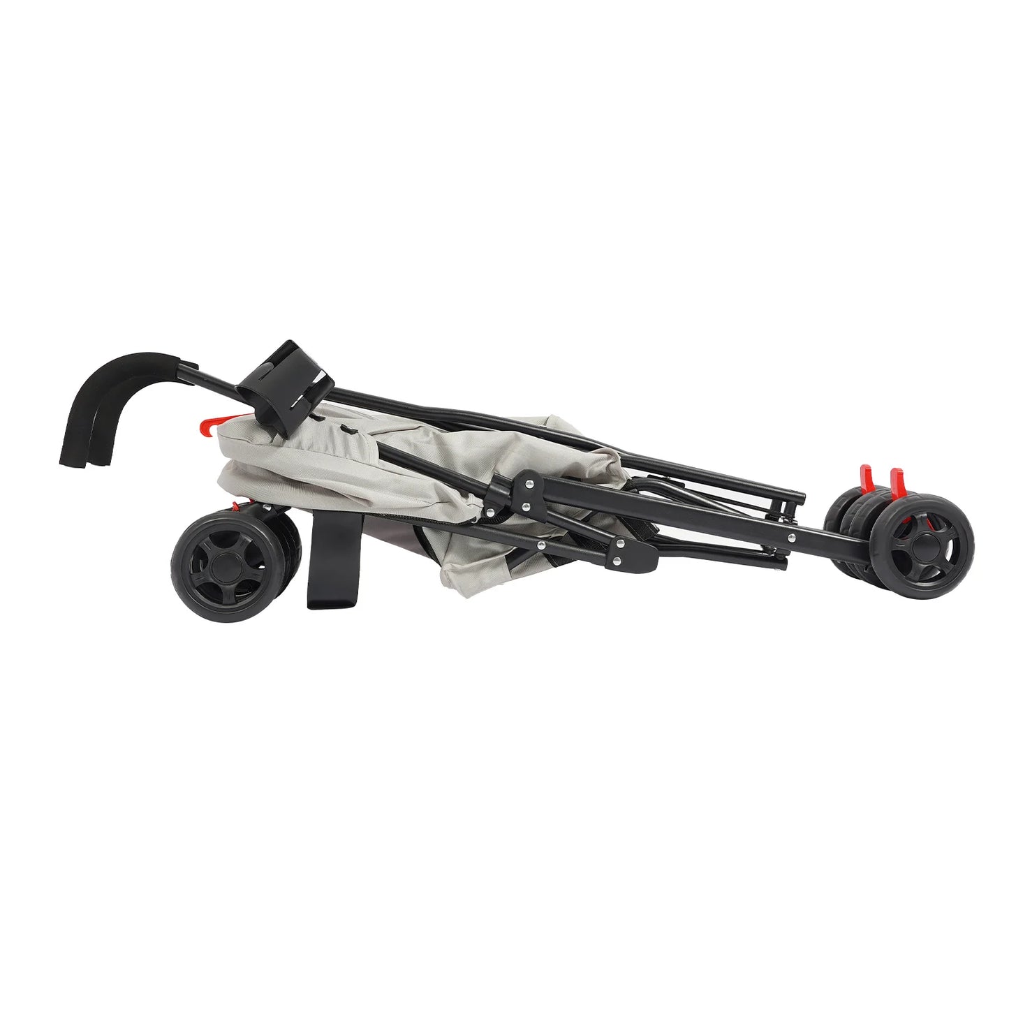 Foldable Pet Stroller With Oxford Cloth And Iron Frame