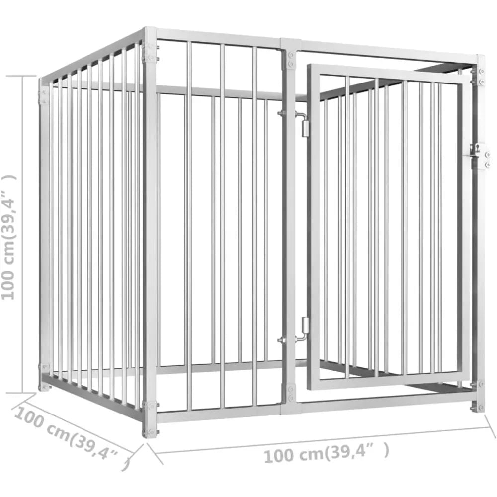 Dog Kennel Outdoor Steel Playpen Enclosure For Dogs And Pets