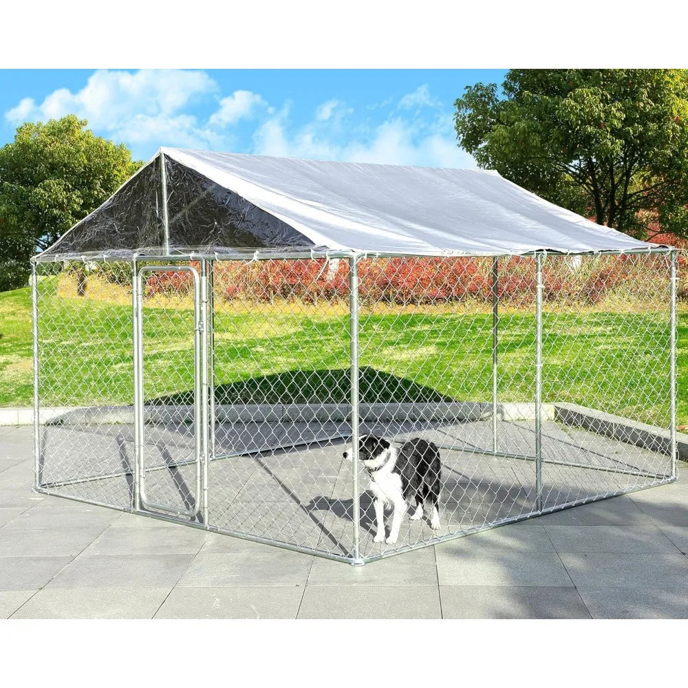 High-Concerned Outdoor Dog Kennel Heavy-Duty Metal Playpen