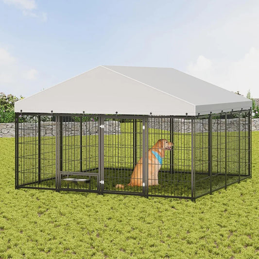 High Concerned Outdoor Dog Kennel Heavy Duty Metal Playpen
