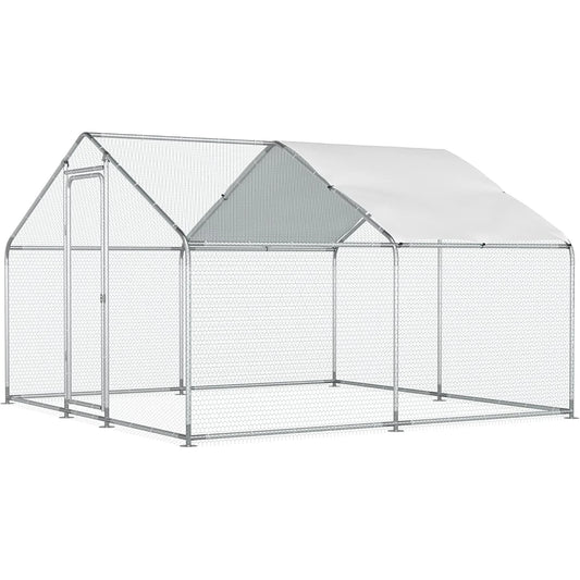 Farm Animals Large Walk In Metal Chicken Coop Waterproof Cover