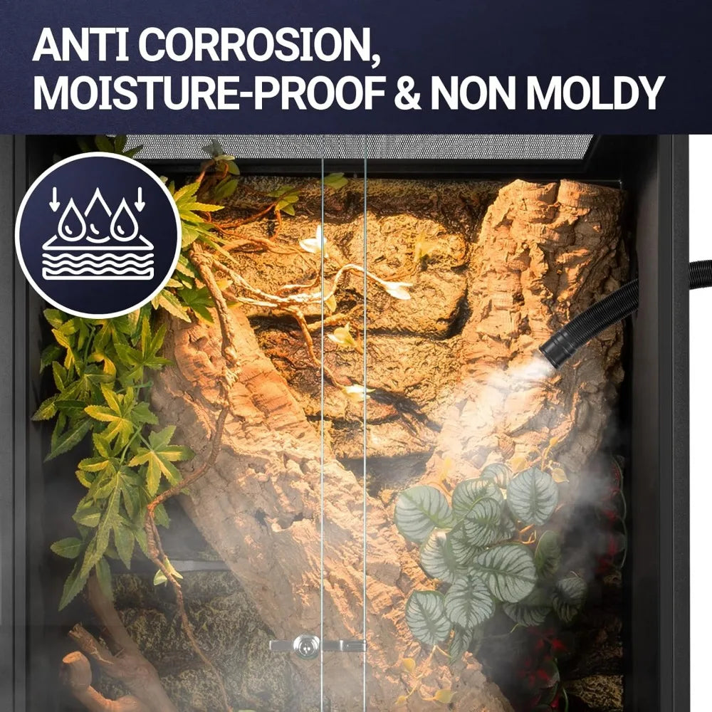 Tall PVC Reptile Tank Terrarium For Gecko Chameleon Frog