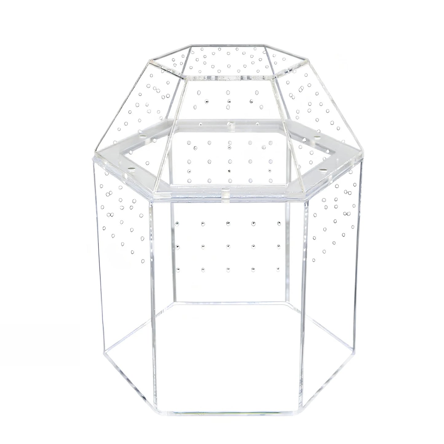 Jumping Spider Enclosure Acrylic Reptile Breeding Box Full Transparency Spider Tank for Spiders Tarantulas Snail Lizard Reptiles