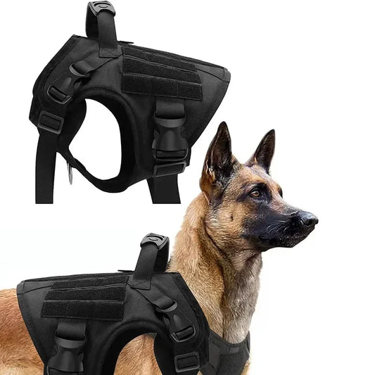 Tactical Dog Vest Nylon Water Repellent For Training And Defense