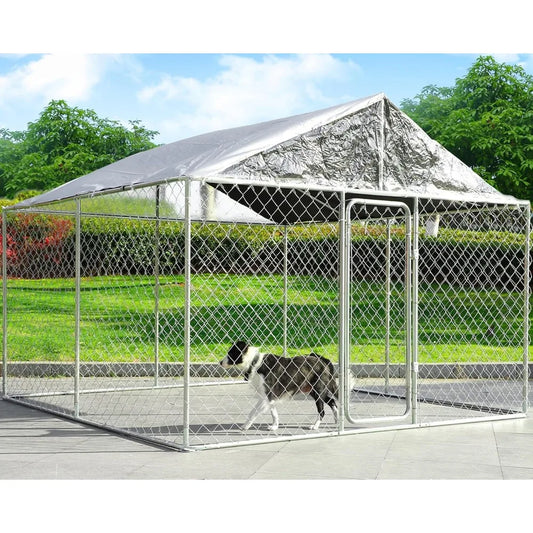 High-Concerned Outdoor Dog Kennel Heavy-Duty Metal Playpen