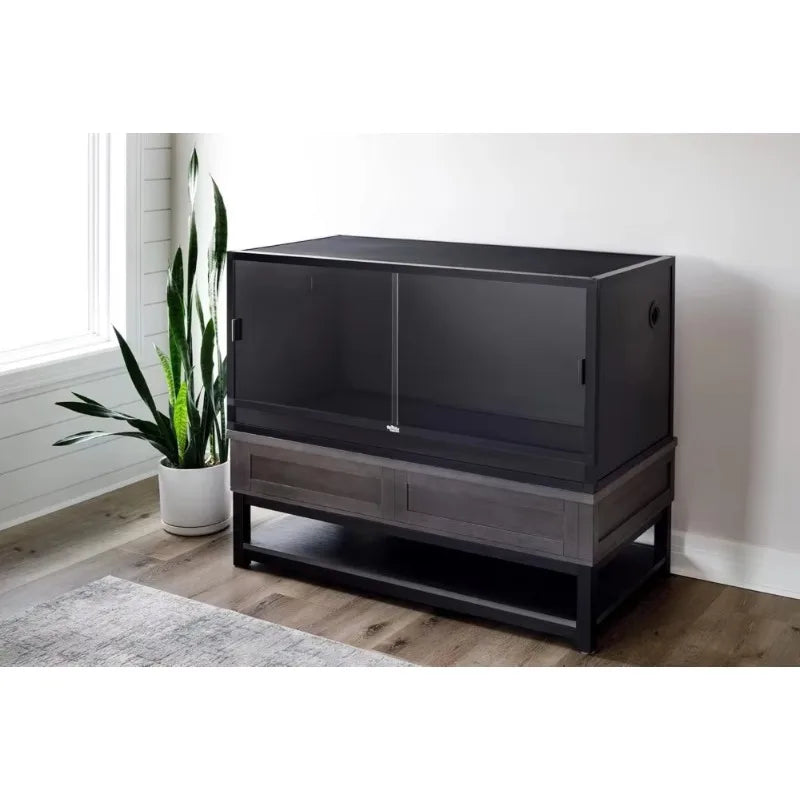 XMSJ PVC Bearded Dragon Enclosure Reptile Habitat Terrarium