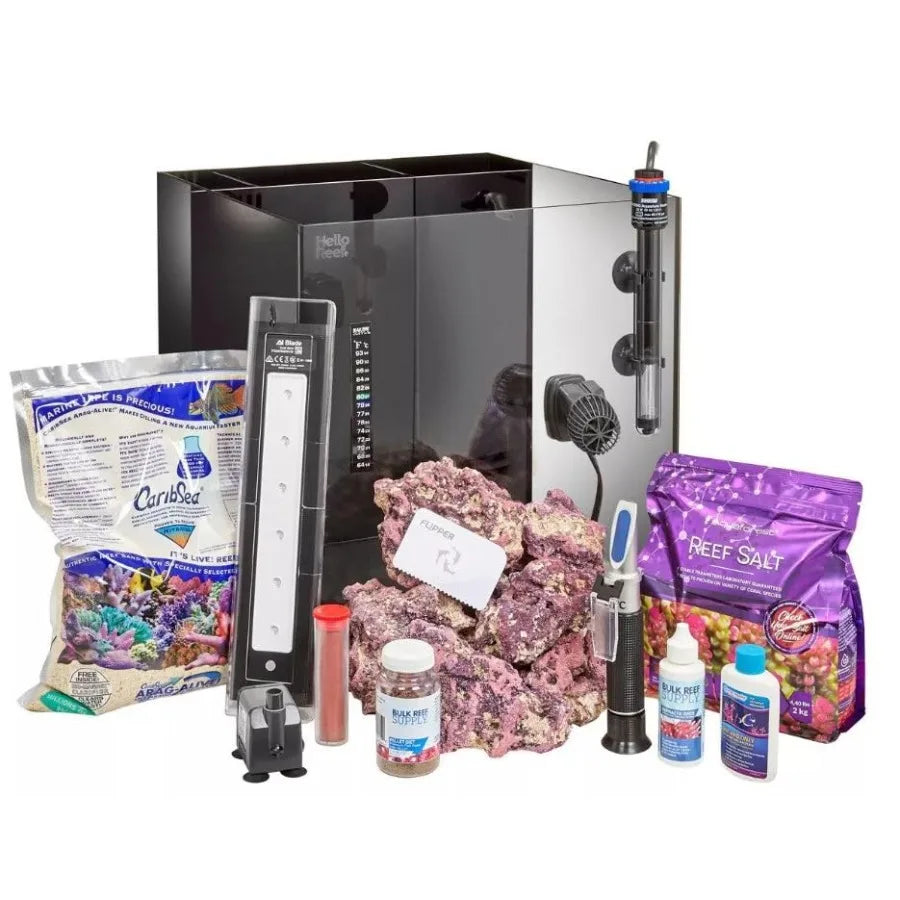 Beginner Friendly Saltwater Aquarium Kit With App Controlled Lighting Filtration