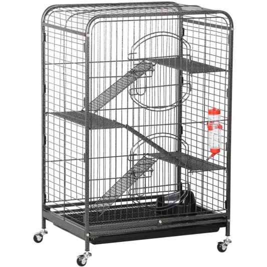 Gap Metal Ferret And Chinchilla Cage With Doors And Wheel