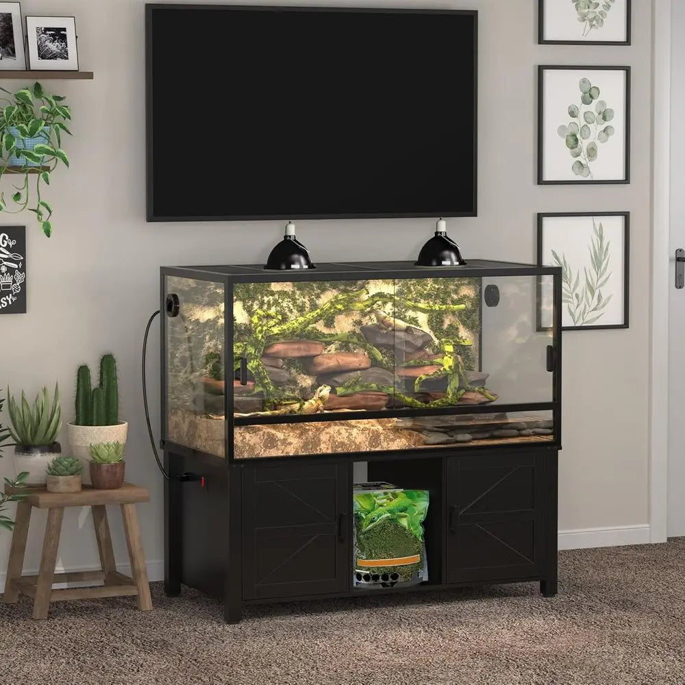 Reptile Tank Stand Furniture Style Cabinet For Terrariums