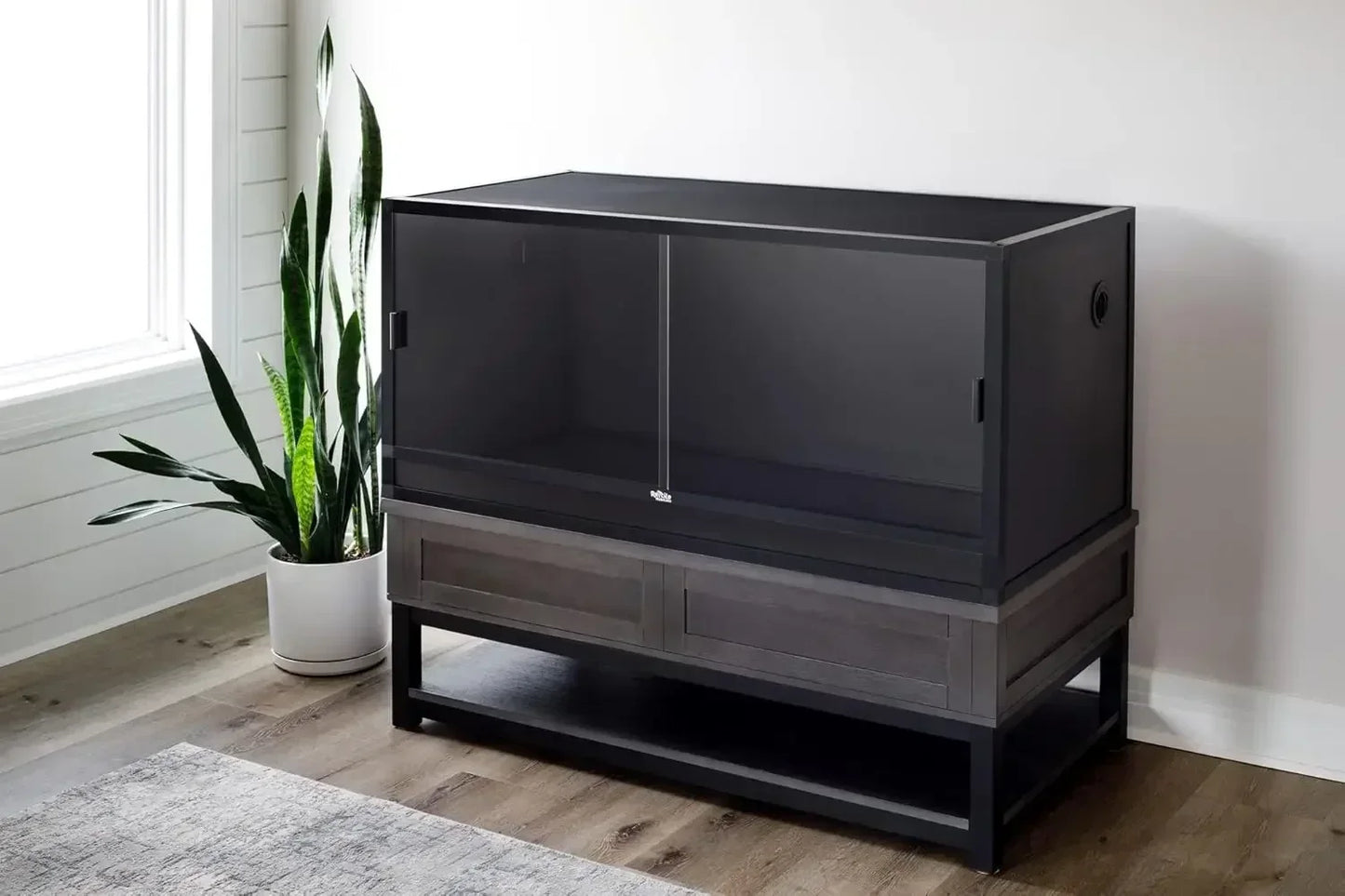 XMSJ Bearded Dragon Enclosure V2 PVC Panels With Glass Doors