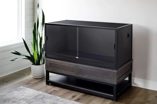 XMSJ Bearded Dragon Enclosure V2 PVC Panels With Glass Doors