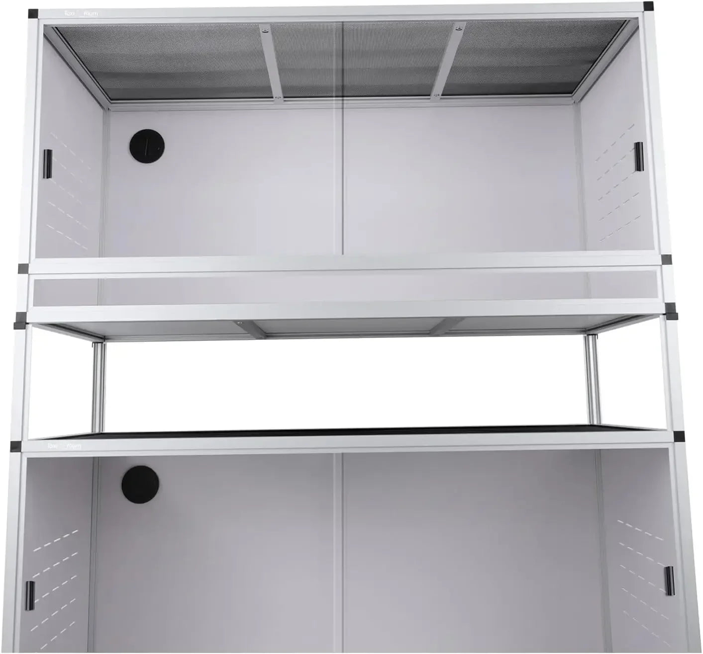 PVC Reptile Enclosure Bearded Dragon Terrarium Habitat Tank