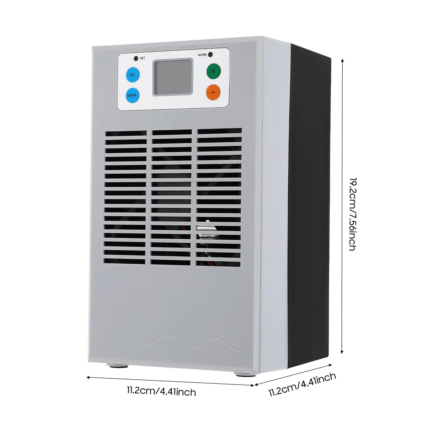 100W Fish Tank Cooling Heating Machine, Aquarium 30L Fish Tank Water Heater Air Conditioner LED Screen 10-40°C Control