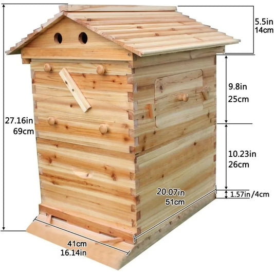 XMSJ Beehive With 7 Auto Frames And Supers